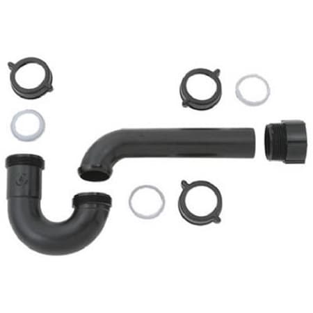 Brasscraft Plumb Shop Div Brasscraft 303842 1.5 in. Master Plumber Black Kitchen P Trap 303842